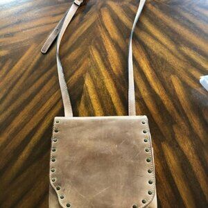 Patricia Nash - GENTLY USED - Brown Studded Crossbody Bag